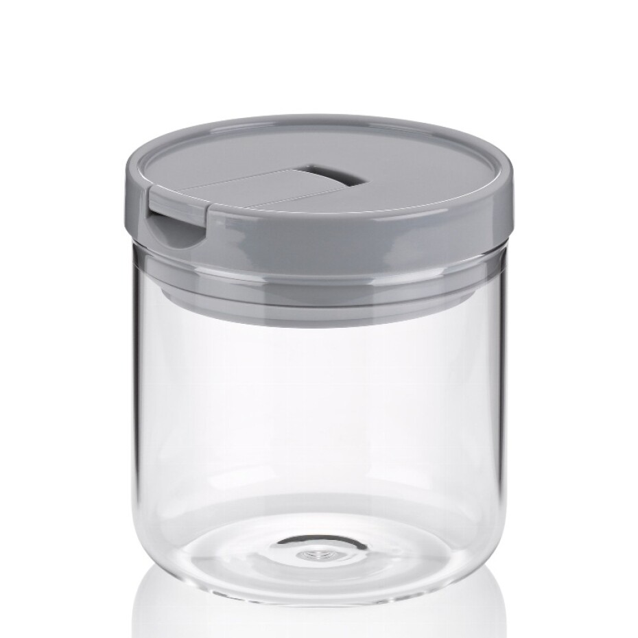 KELA Dóza ARIK skleněná šedá 0,6 l KL-12107 - main (0)