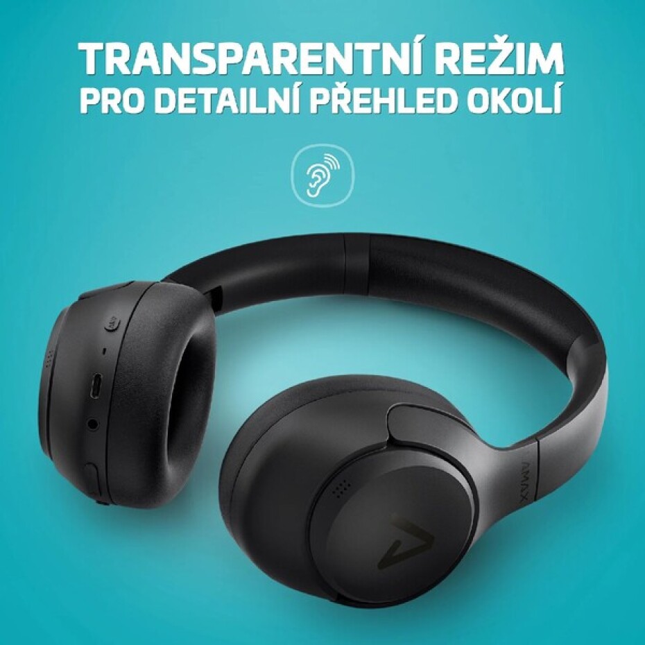 LAMAX NoiseComfort2 ANC bezdrátová sluchátka - main (3)