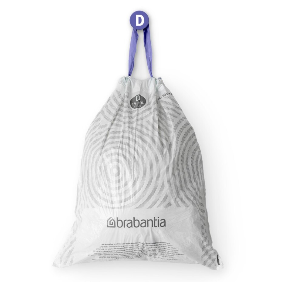 Sáčky do odpadkového koše D PERFECTFIT 15-20 l, sada 40 ks, Brabantia - main (2)