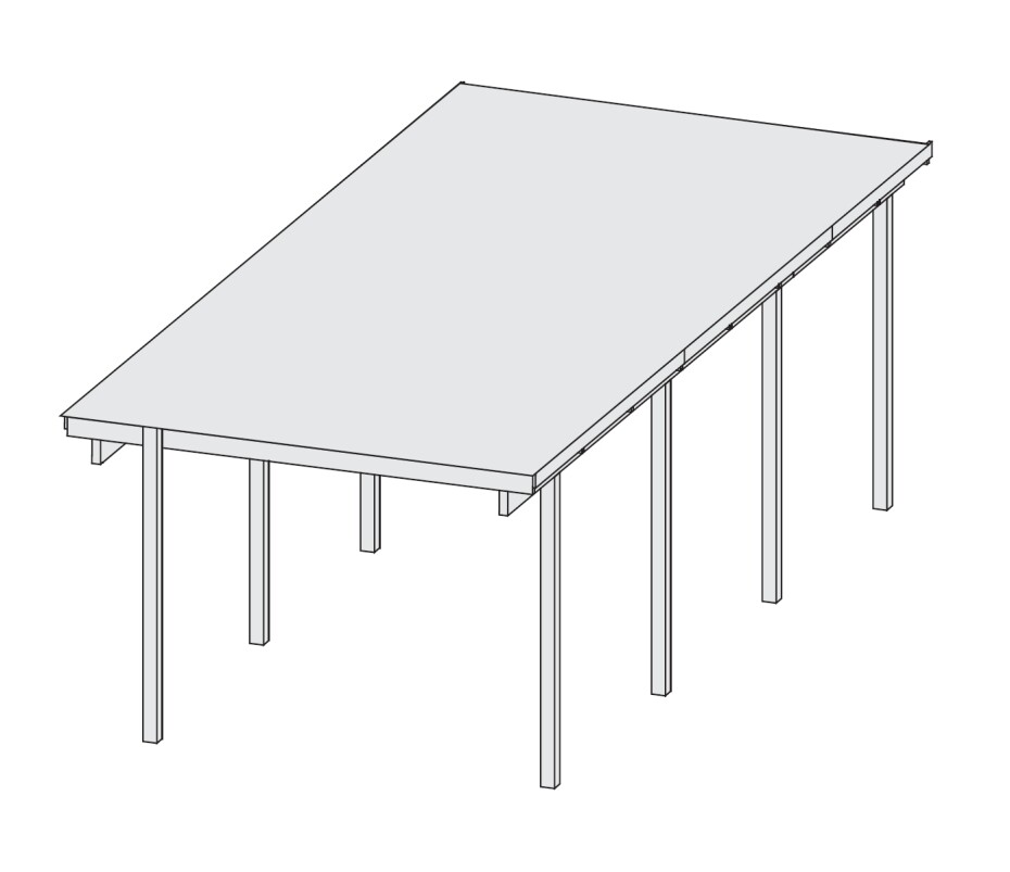 Carport KARIBU ECO 2A 62029 LG1878 - main (3)