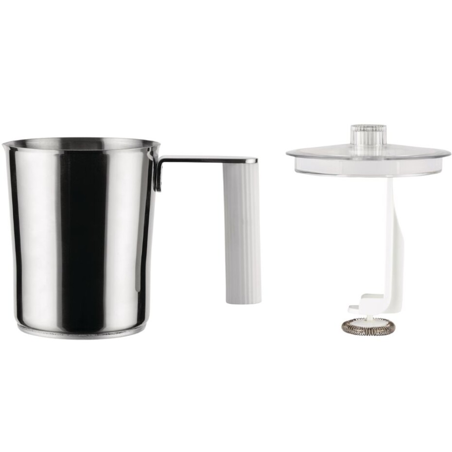 Napěňovač mléka PLISSÉ, bílá, Alessi - main (2)