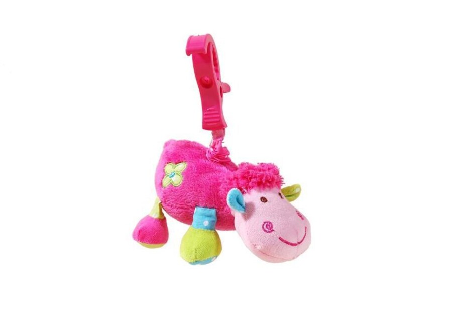 Baby zvířátko vibrující s klipem, Pidilidi, 5015, růžová - main (0)