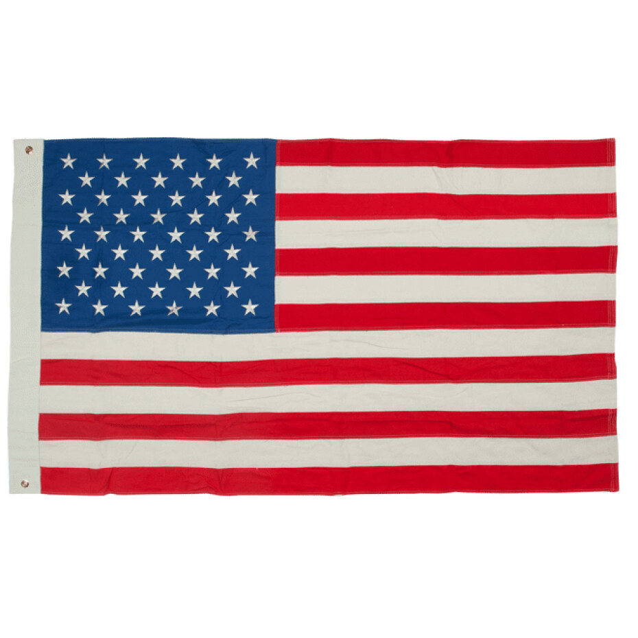 Vlajka: USA [šitá, vintage styl, 50 hvězd] - main (0)