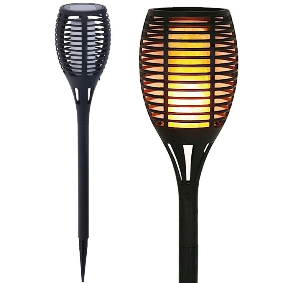 PROGARDEN Lampa solární zahradní pochodeň s efektem plamene 78 cm KO-CX2100150 - main (1)