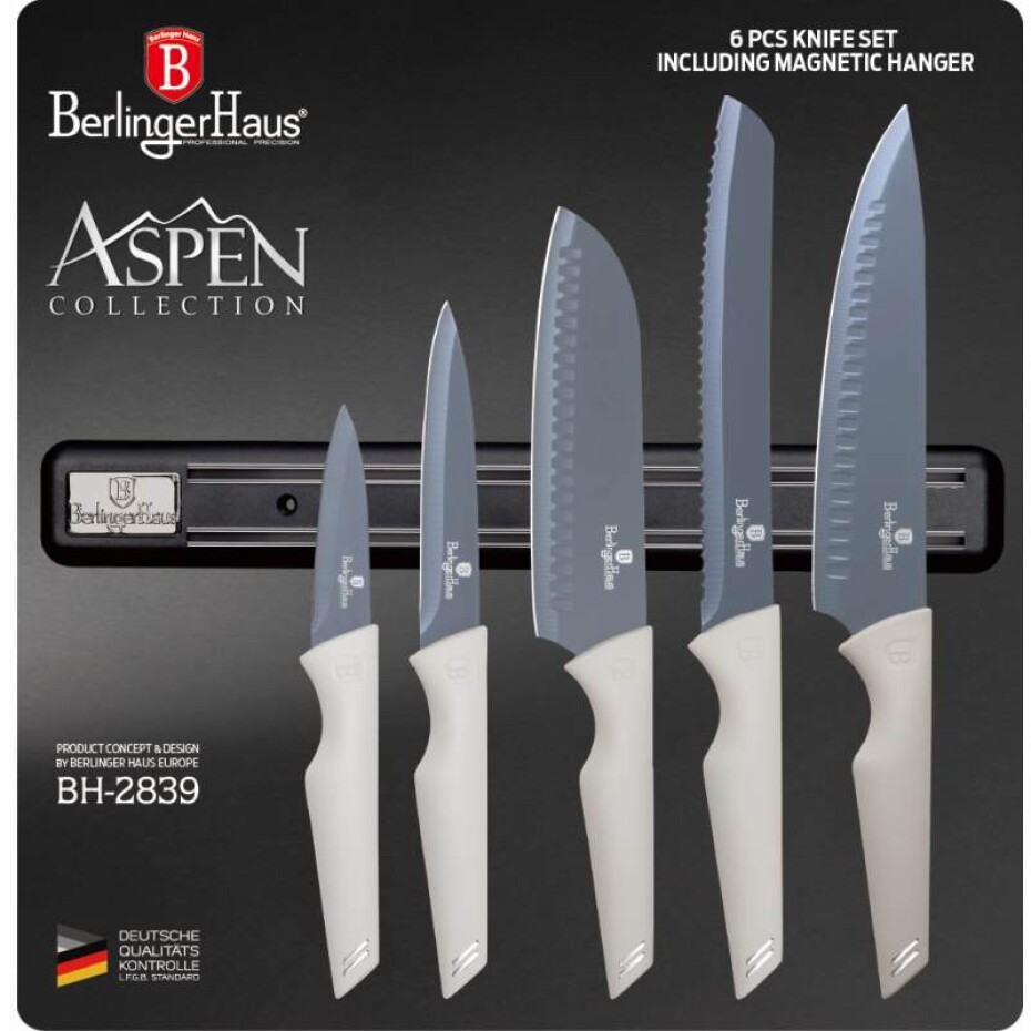 BERLINGERHAUS Sada nožů s magnetickým držákem 6 ks Aspen Collection BH-2839 - main (1)