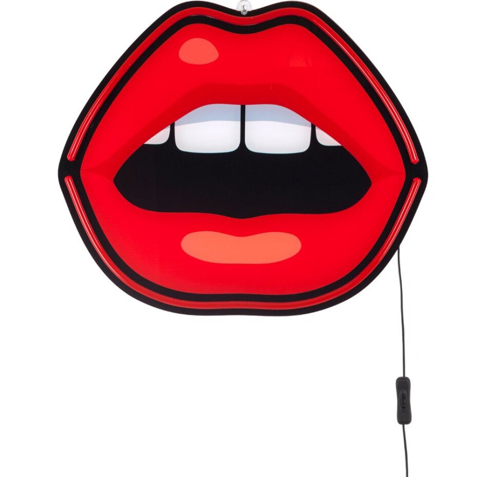 Nástěnné dekorační světlo JOB-BLOW MOUTH 47 cm, LED, Seletti - main (0)