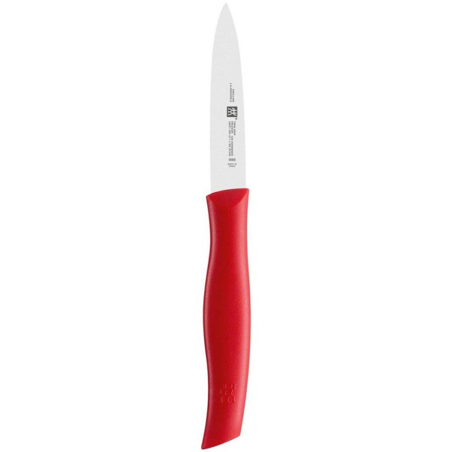 Loupací nůž TWIN GRIP, sada 2 ks, se škrabkou, červená, ZWILLING - main (1)