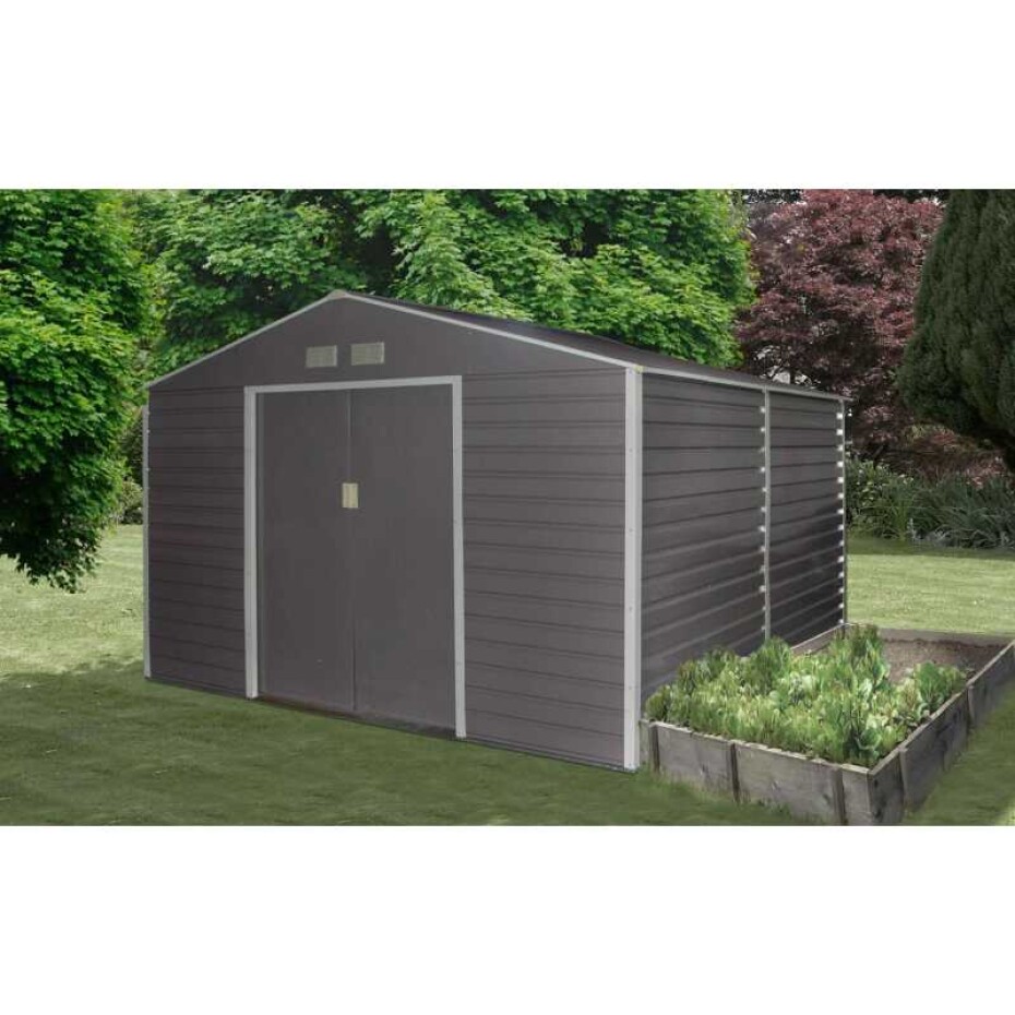 G21 Zahradní domek G21 GAH 529 - 277 x 191 cm, šedý G21-63900531 - main (3)