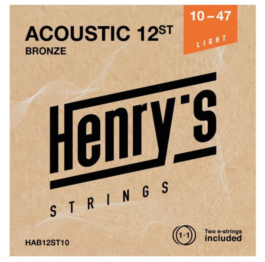 Henry`s HAB12ST10 Acoustic Bronze - 010“ - 047“ - main (0)