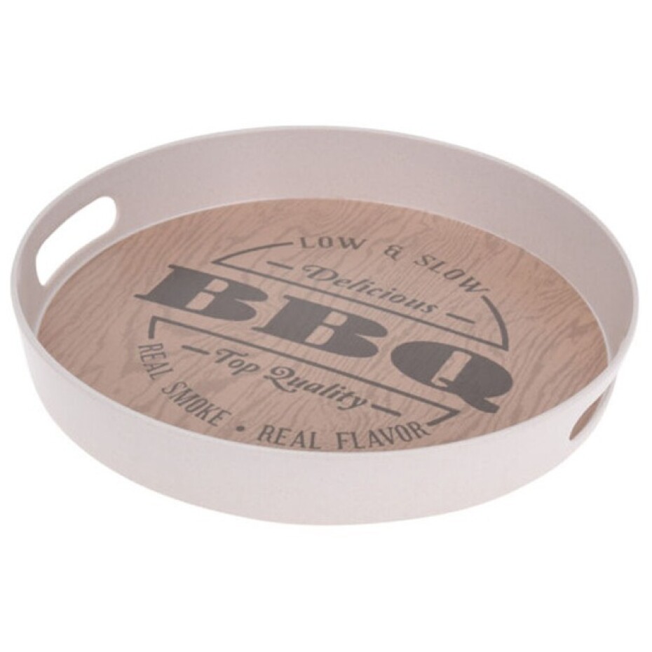 EXCELLENT Kulatý servírovací podnos 30 cm BBQ KO-177600260bbq - main (0)