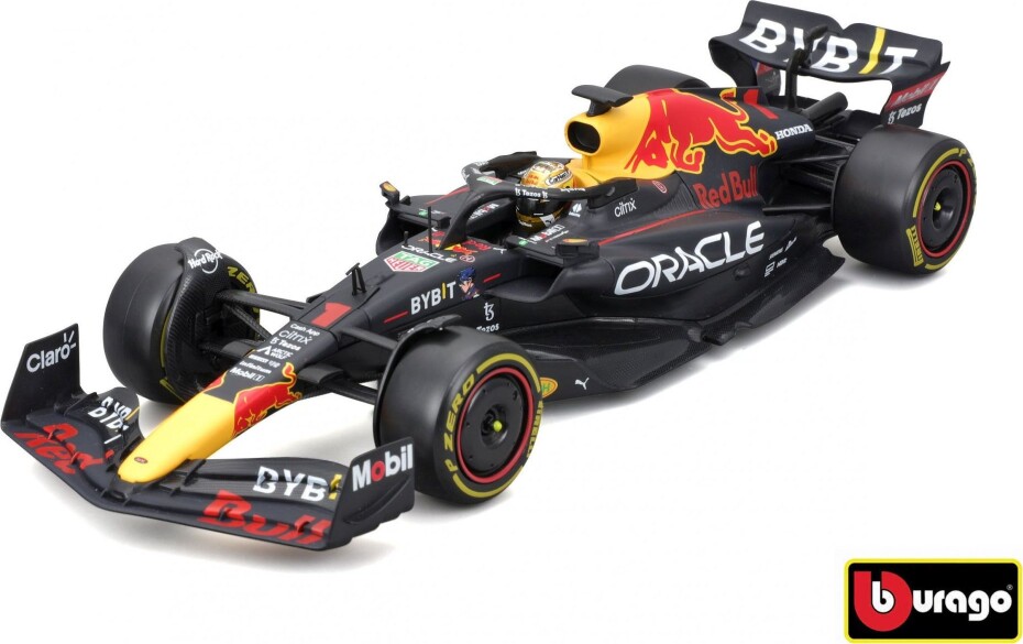 Bburago 1:24 Formula F1 Oracle Red Bull Racing RB18(2022) nr.1 Max Verstappen s řidičem - main (0)