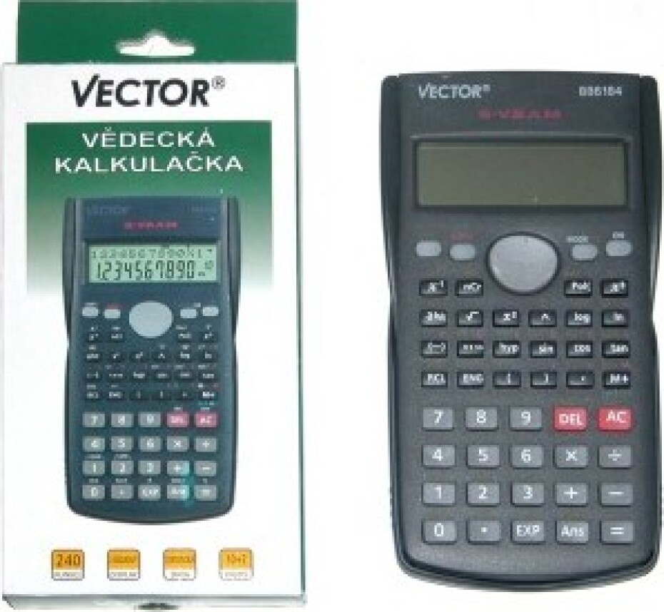 Kalkulačka vědecká VECTOR - main (0)