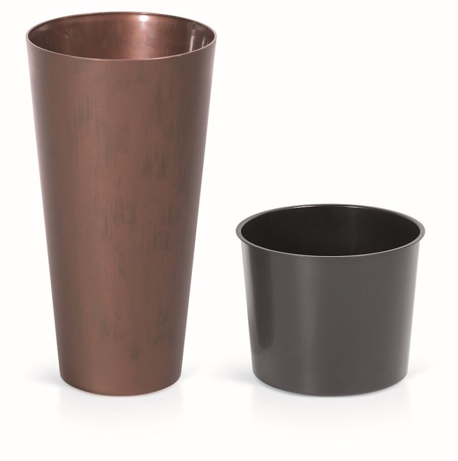 Prosperplast Květináč Prosperplast TUBUS SLIM CORTEN patinující ocel 25 cm  611157 - main (1)