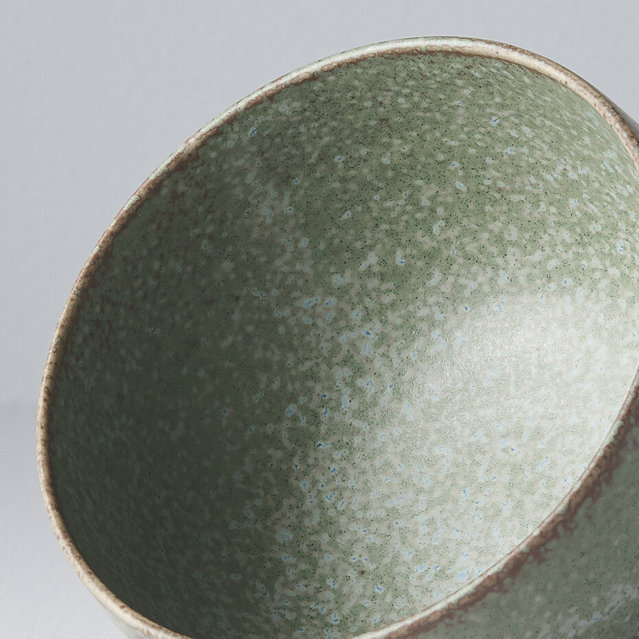 Jídelní miska GREEN FADE 11 cm, ve tvaru U, zelená, MIJ - main (1)