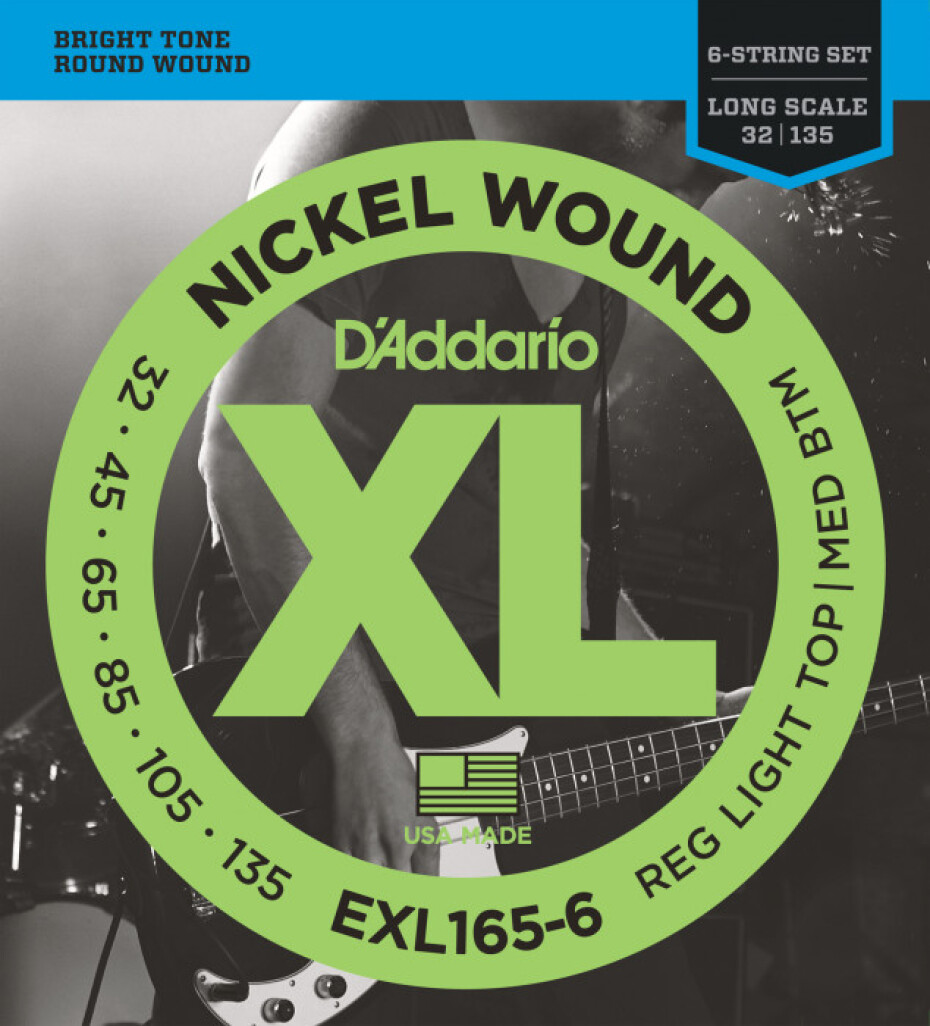 D'Addario EXL165-6 Regular Light Top/Medium Bottom - .032 - .135 - main (0)
