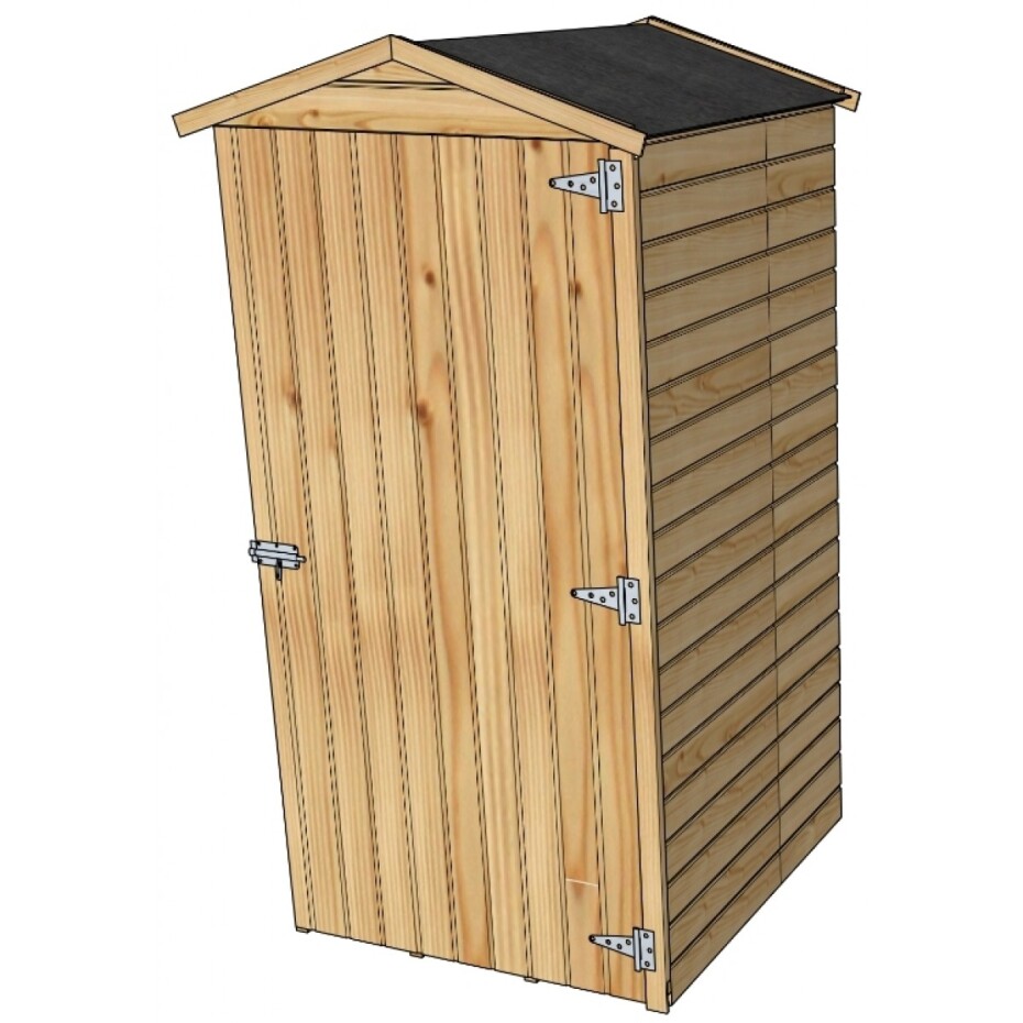 Dřevěný domek SOLID ANITA 1 - 90 x 96 cm (S879-1) LG2389 - main (0)