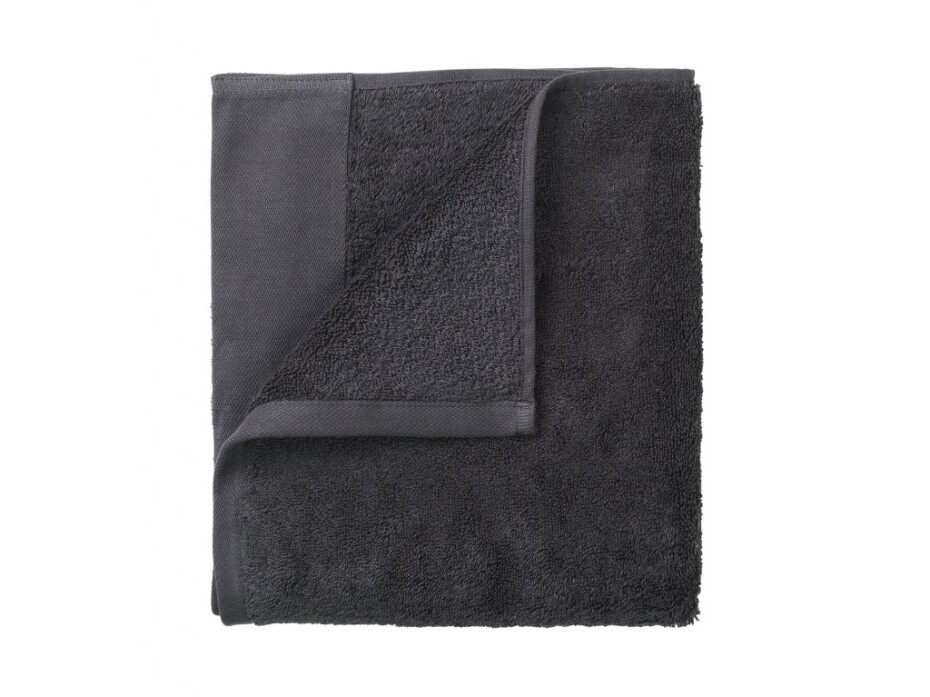 Sada ručníků na ruce RIVA 30x30 cm, sada 4 ks, tmavě šedá, Blomus - main (0)