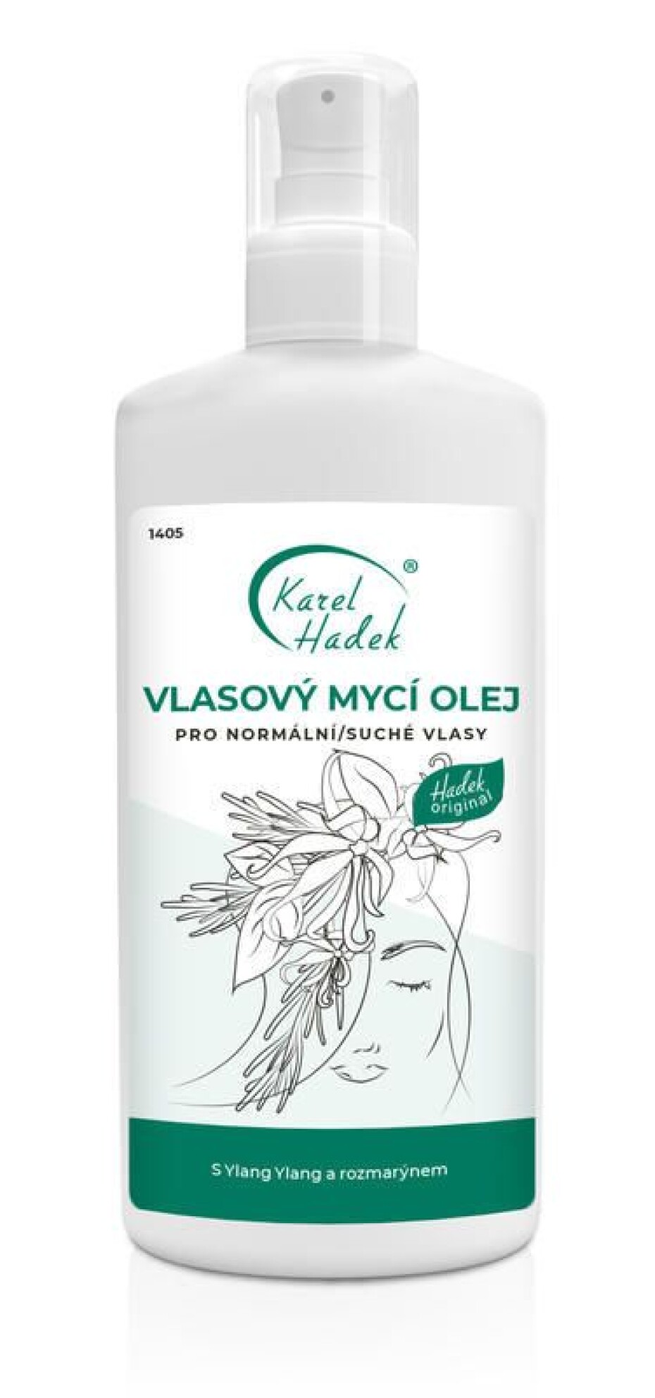 Vlasový mycí olej pro suché vlasy Hadek velikost: 200 ml - main (0)