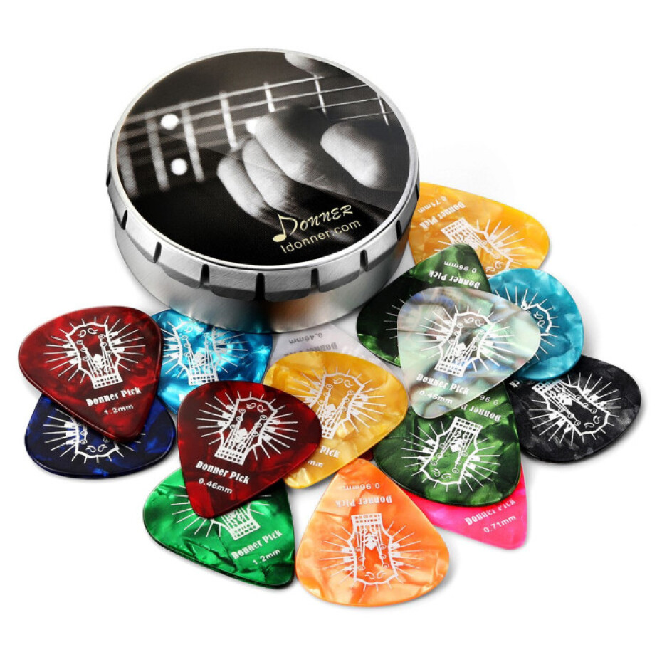 Donner EC854 Celluloid Guitar Picks 16 Pack - main (0)