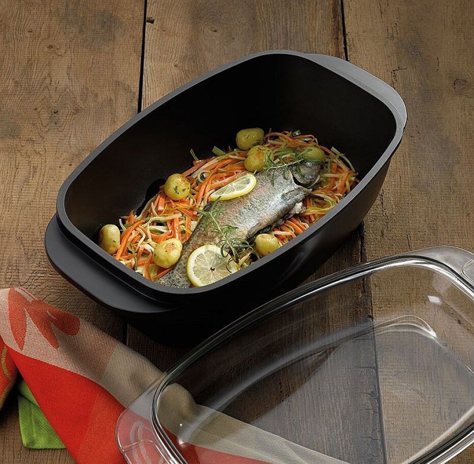 KELA Pekáč obdélníkový s poklicí 32 cm KERROS KL-15152 - main (4)
