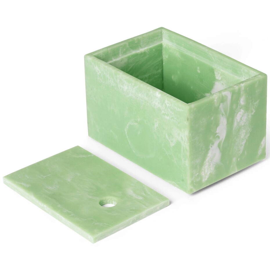 Úložný box MIST 15 x 10 cm, mentolová, pryskyřice, ferm LIVING - main (4)