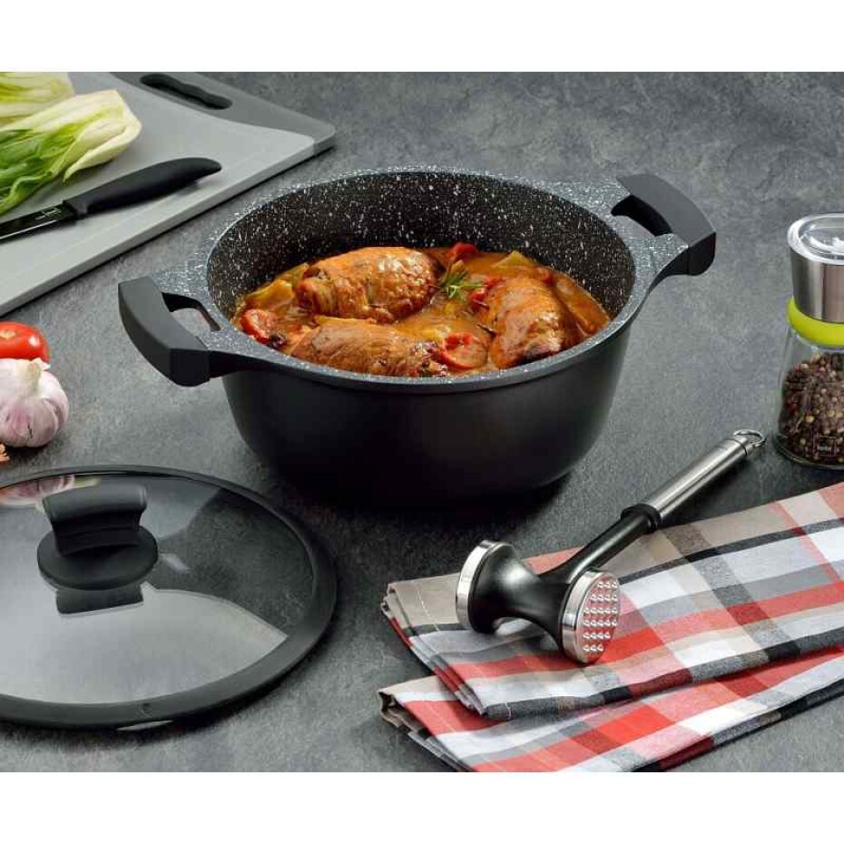 KELA Kastrol s nepřilnavým povrchem a poklicí STELLA NOVA 24 cm KL-12219 - main (8)