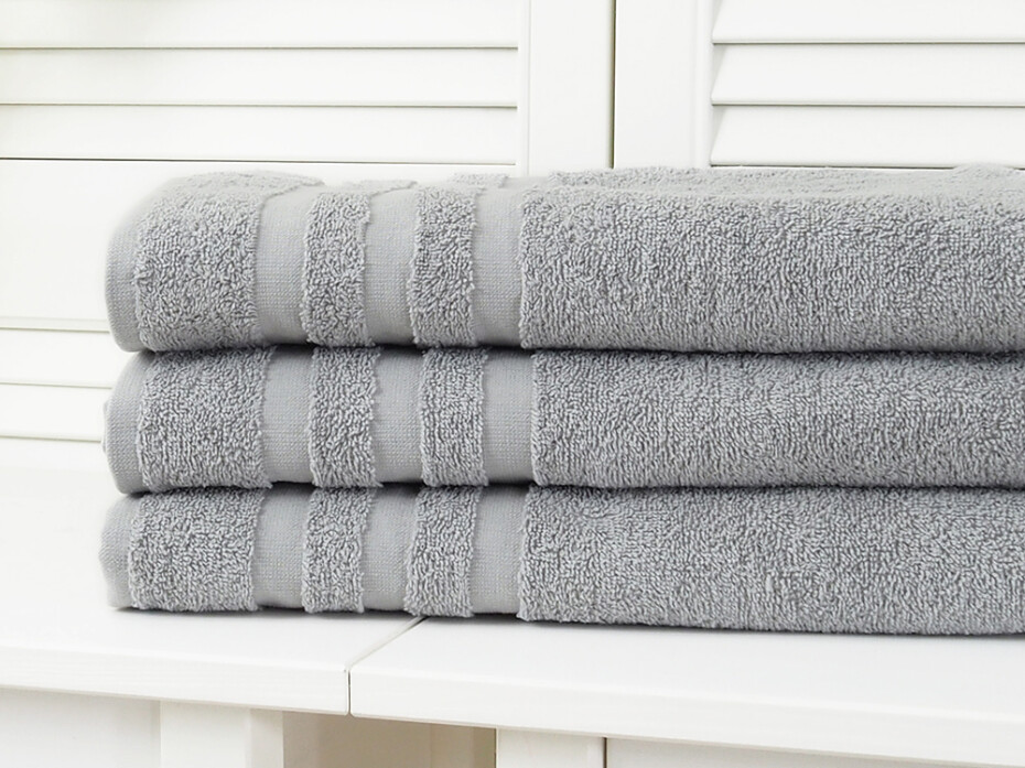 B.E.S. - Petrovice, s.r.o. Bavlněný froté ručník Standard - Dark grey Rozměr: 50 x 100 - main (2)