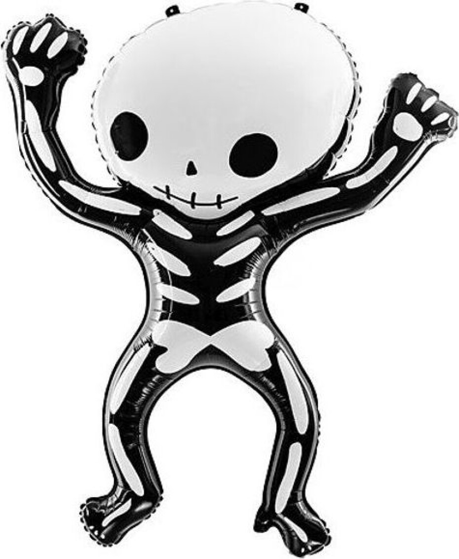 Halloween pro děti - Obří balónek fóliový Kostra - main (0)