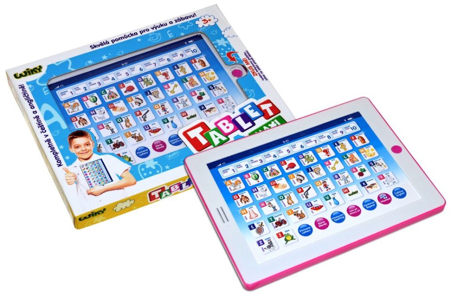Tablet Wiky maxi růžový 24x18 cm - Český obal, Wiky, W019642 - main (0)
