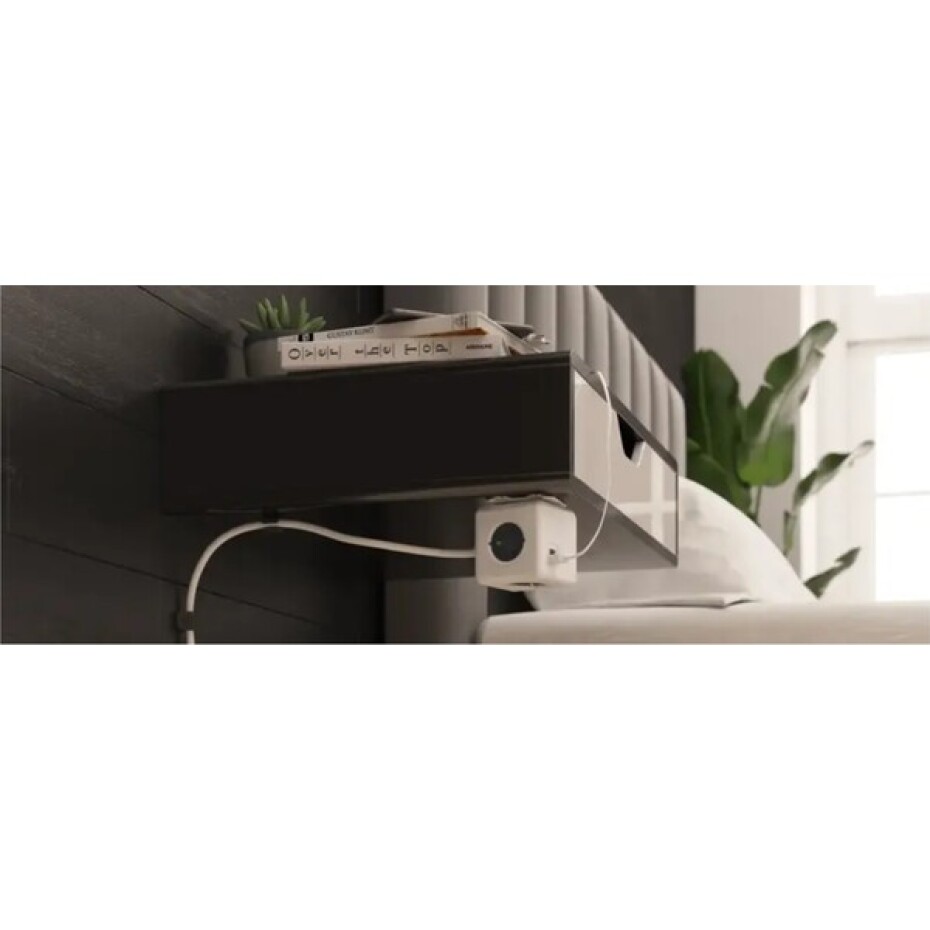 CubeNest PowerCube Extended USB PD 20W, A+C, 1.5m kabel, šedá - main (1)