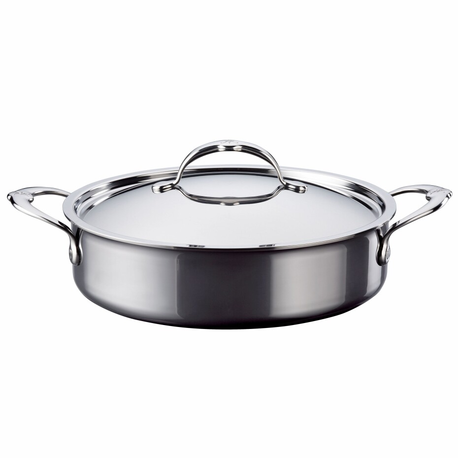 Servírovací pánev NANOBOND TITANIUM 26 cm, 3,3 l, nerezová ocel, Hestan - main (10)