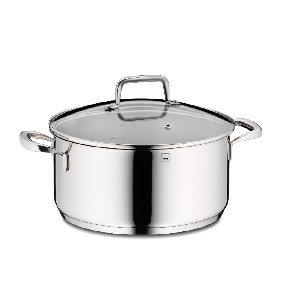 KELA Kastrol s poklicí nerez 18/10 FLAVORIA 24 cm KL-10173 - main (0)