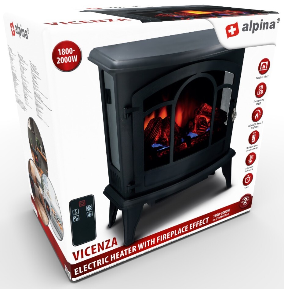 ALPINA Elektrické topení a krb s LED plameny 1800W VICENZA ED-216313 - main (3)