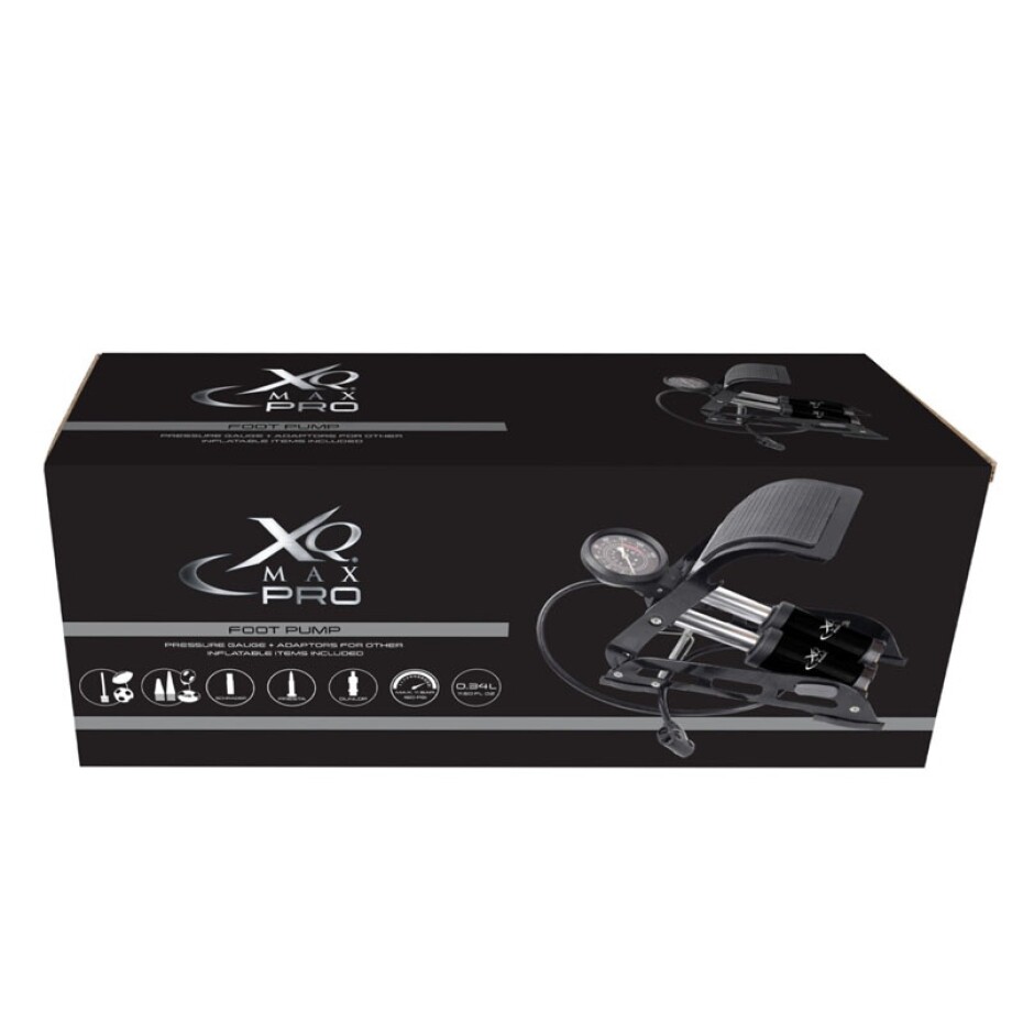 XQMAX Nožní pumpa na kolo s manometrem KO-8FK000040 - main (2)