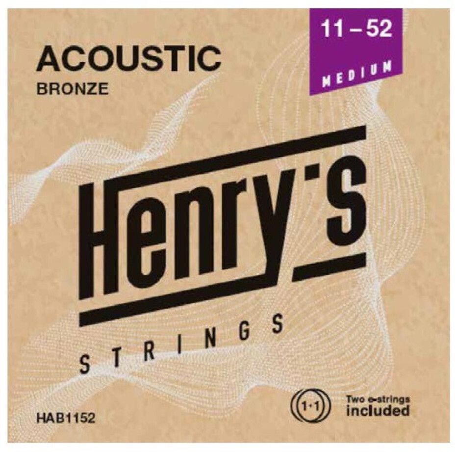 Henry`s HAB1152 Acoustic Bronze - 011“ - 052“ - main (0)