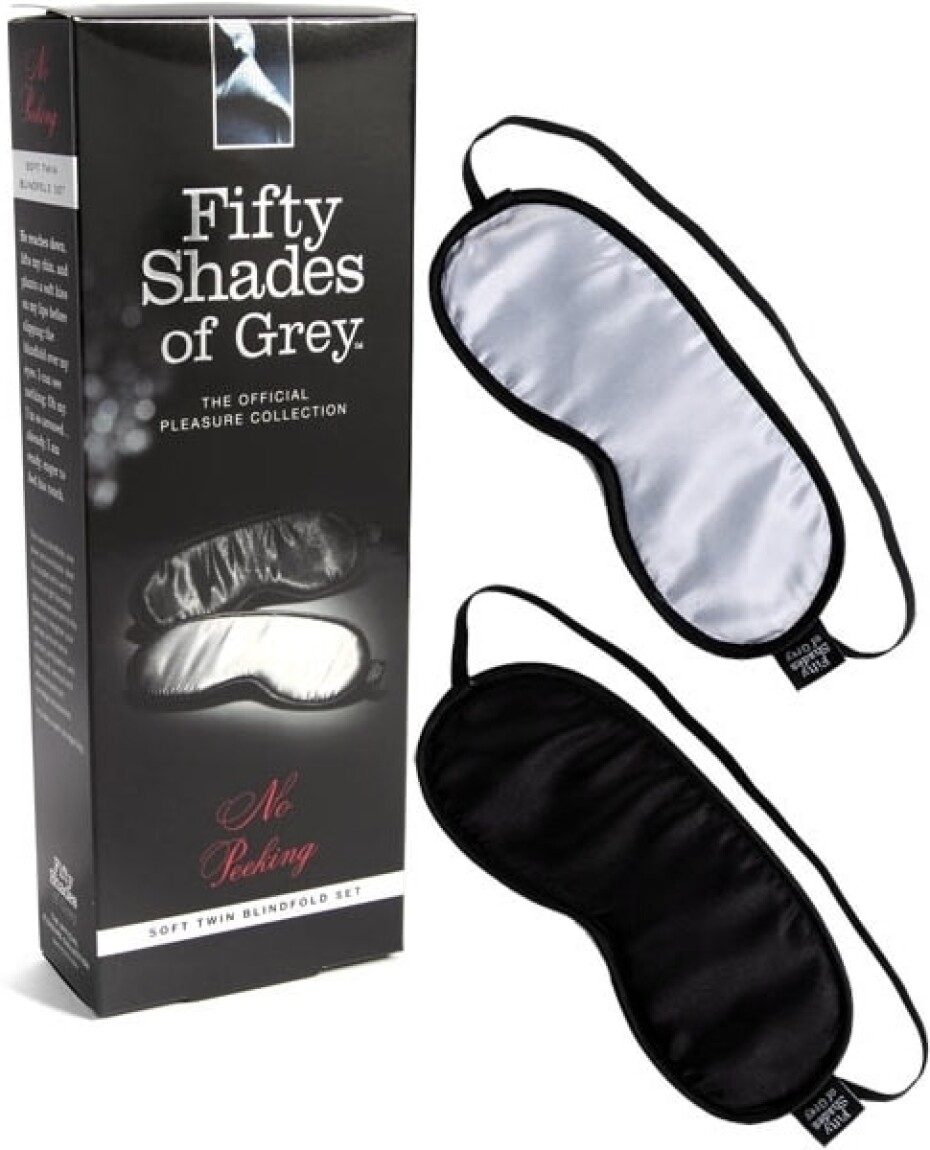 Fifty Shades of Grey No Peeking Maska na oči 2 ks - black/grey - main (3)