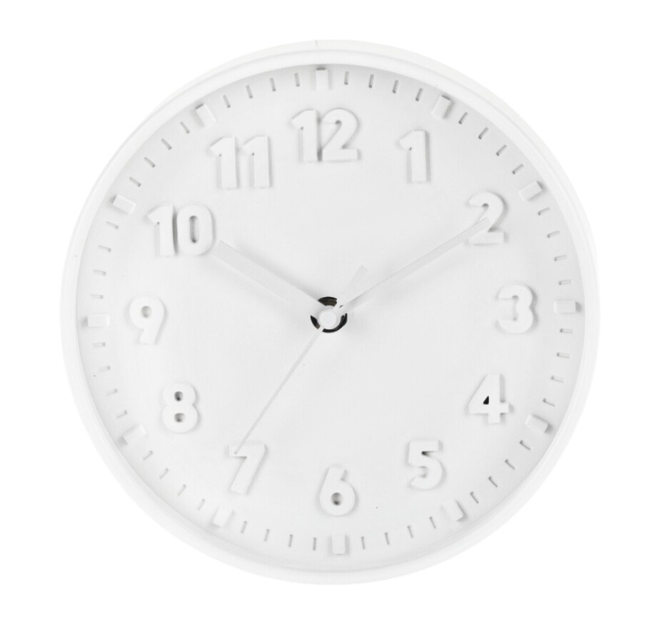 SEGNALE Nástěnné hodiny ručičkové 20 cm bílá KO-837000750bila - main (0)