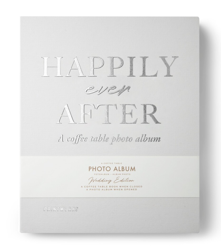Fotoalbum HAPPILY EVER AFTER L, krémová, Printworks - main (0)