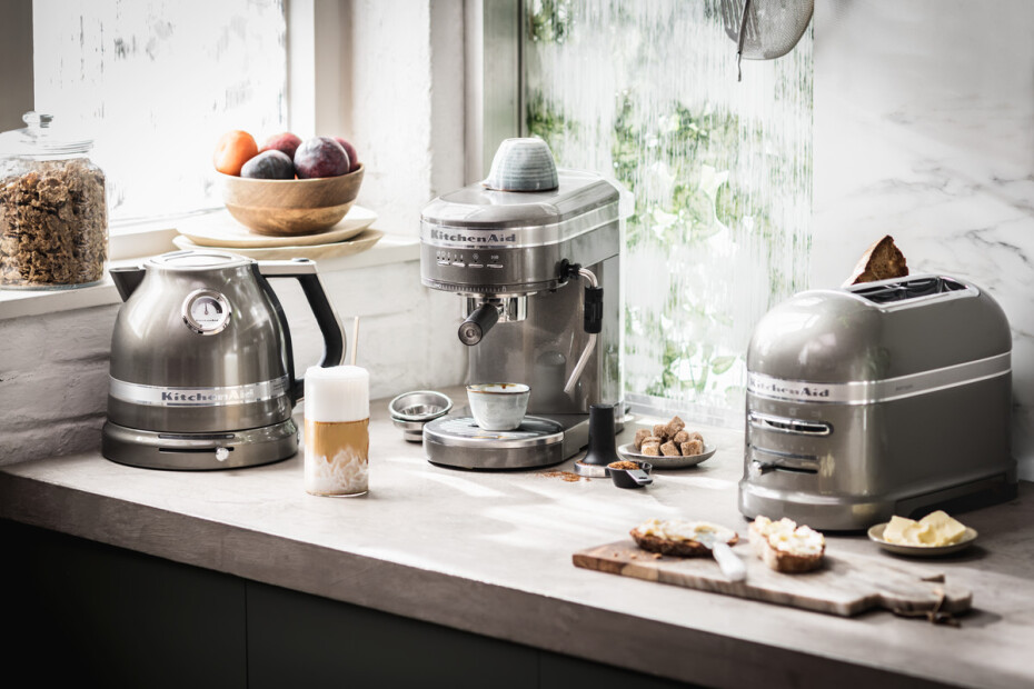 Pákový kávovar ARTISAN 5KES6503EMS, stříbrnošedá, KitchenAid - main (3)