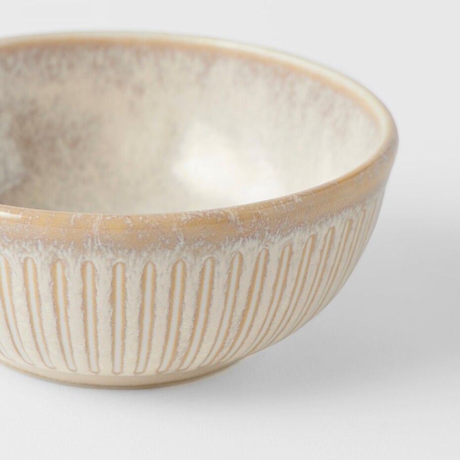 Jídelní miska RIDGED ALABASTER 160 ml, krémová, keramika, MIJ - main (4)