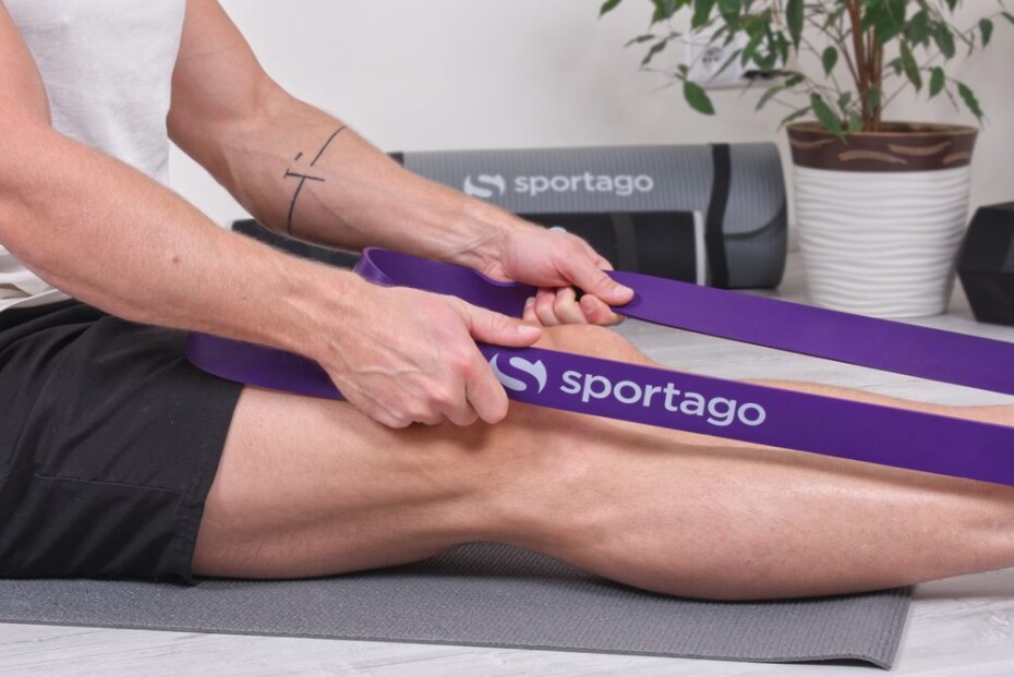 Odporová guma Sportago Pase 23-57 kg, fialová - main (3)