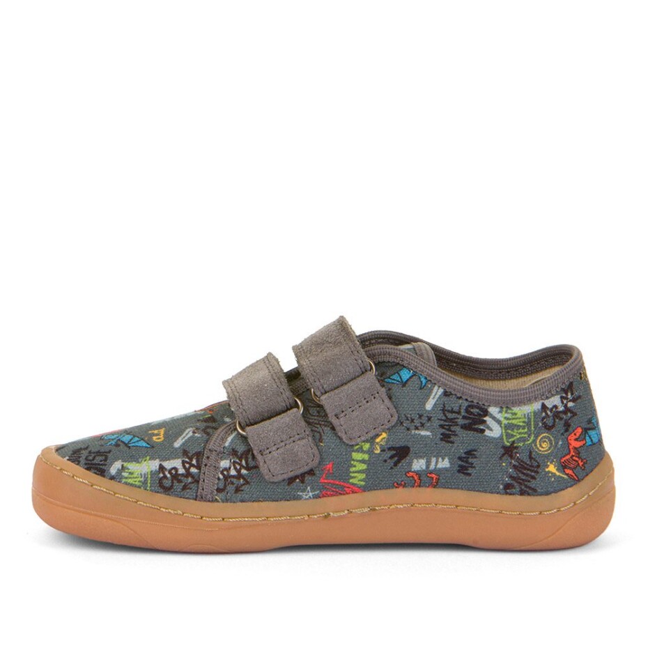 Chlapecké barefoot tenisky CANVAS Gray+; Froddo; G1700390-1; šedá - 28 - main (1)