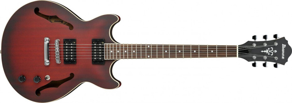 Ibanez AM53 Sunburst Red Flat - main (0)
