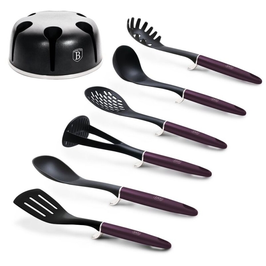 BERLINGERHAUS Kuchyňské náčiní ve stojanu sada 7 ks Purple Eclipse Collection BH-6323 - main (3)