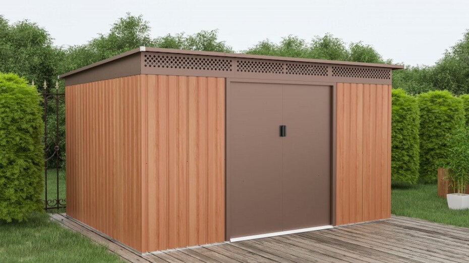 G21 Zahradní domek G21 GRAH 915 - 340 x 269 cm, hnědý G21-6390096 - main (3)