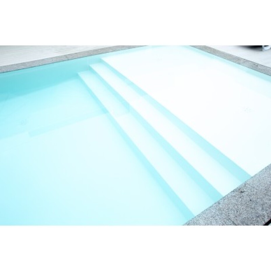 Haogenplast bazénová folie Uni colour 25 m x 1,5 mm, role 1,65 m, bílá, mat - main (4)