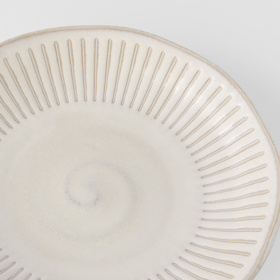 Předkrmový talíř RIDGED ALABASTER 20 cm, MIJ - main (4)