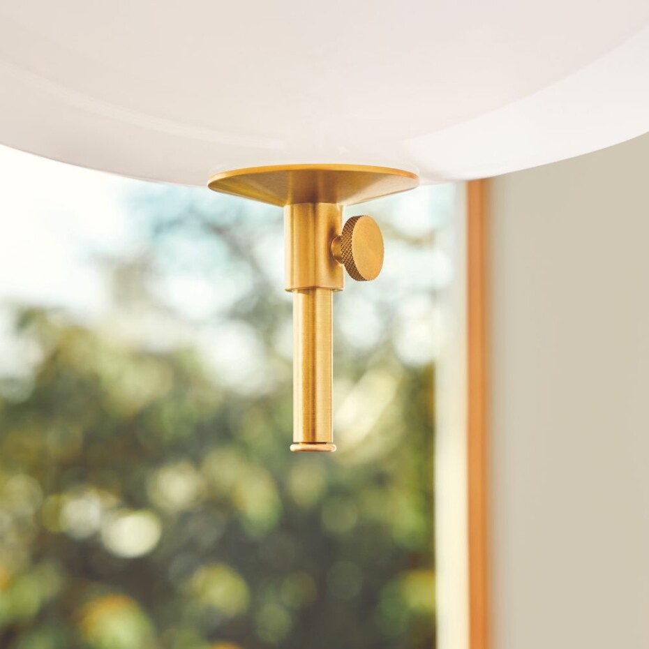 Závěsná lampa CLAM 44 cm, bílá / mosaz, Fritz Hansen - main (6)