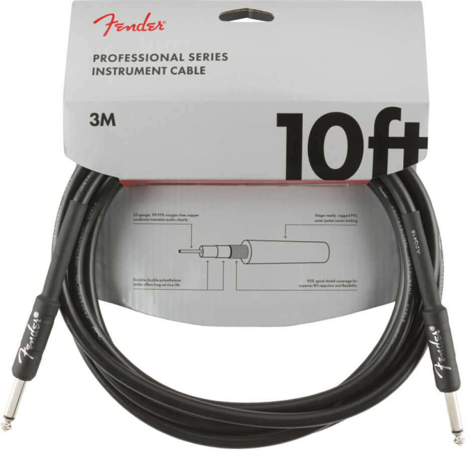 Fender Professional Series 10 Instrument Cable - main (0)