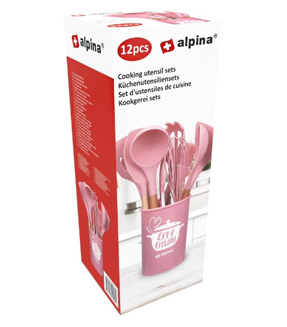 ALPINA Sada kuchyňského náčiní 12 ks černá ED-224026 - main (1)
